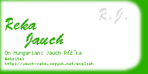 reka jauch business card